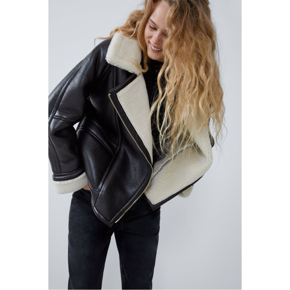 ZARA Oversized Double-Faced Jacket